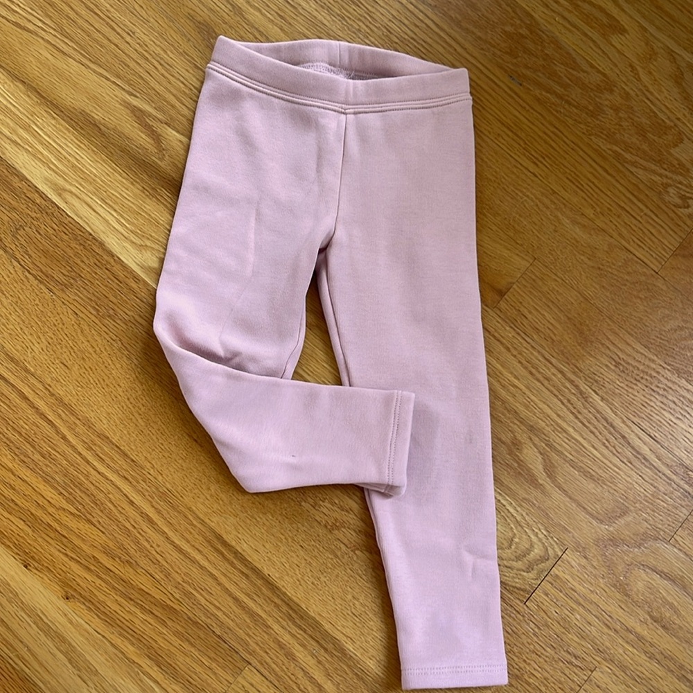 Girls fleece lined gap leggings